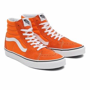 Vans orange montante best sale