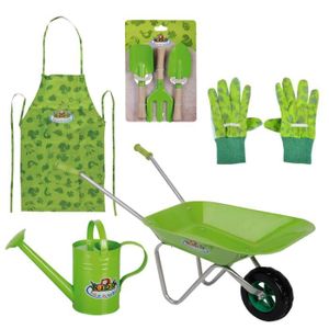 JARDINAGE - BROUETTE Kit de jardinage pour enfants - PRET A JARDINER - Imitation Jardinier - Blanc - Mixte - A partir de 3 ans