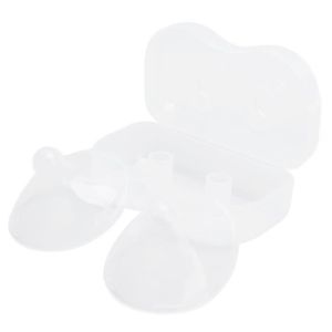 TÉTINE LIU-7694954673590-Mamelon Bouclier 2 Set Transparent Nipple Shield Liquid Silicone Allaitement Housse de protection pour puericultur
