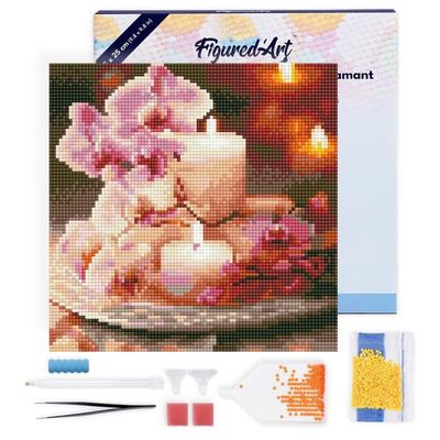 Lot 8 Supports Magnétiques Diamond Painting – Fixateur Couverture Anti-Poussière – Outil Pratique & Coloré