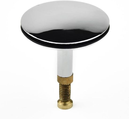 BOUCHON POP-UP DE baignoire noire mat anti-colmatage design matériau
