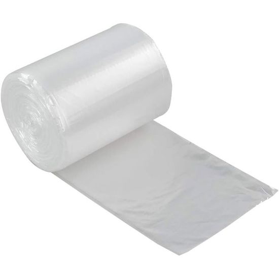 Sac Poubelle Transparent 120 L - Extra Résistant 30 Microns - Lot De 5 (600 L Au Total) - Idéal Tri Sélectif Et Déchets Volumineux