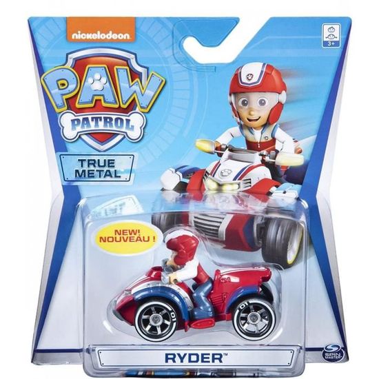 Figurine Ryder + Véhicule Quad ATV - Pat' Patrouille - SPIN MASTER - Rouge,  Bleu, Blanc - Jouet Enfant - Cdiscount Jeux - Jouets
