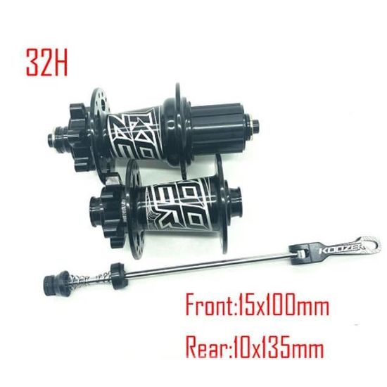 Jeu De Moyeux (hubs) Vélo Route - Avant 20 Trous / Arrière 24 Trous - 4 Roulements - Compatible Shimano