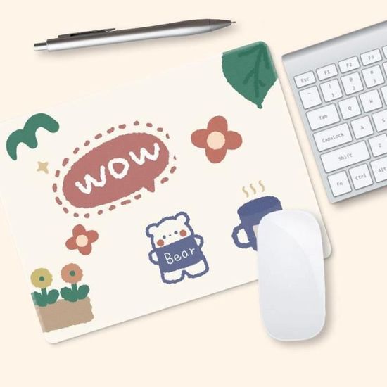 Tapis De Souris,Tapis De Clavier De Bureau Antidérapant,tapis De Souris Pour Ordinateur Portable
