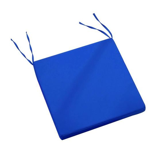 Coussin De Chaise Rond Antidérapant - Avec Sangles Réglables, 40x40 Cm, épaisseur 2 Cm - Pour Intérieur/extérieur, Bureau, Jardin (Gris/Blanc)