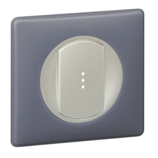 Interrupteur va et vient témoin sans Neutre Céliane Schiste Non Cdiscount Bricolage