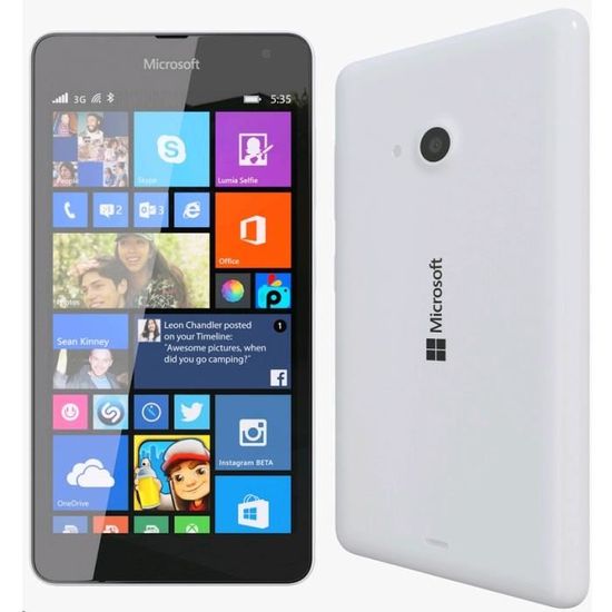 Microsoft Lumia 535 - Smartphone Telcel Débloqués,Blac