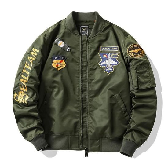 Blouson Bomber Homme Léger Printemps/été – Veste Coupe-vent Fine, Style Moto, Poches Multiples – Idéal Travail, Casual Ou Sortie