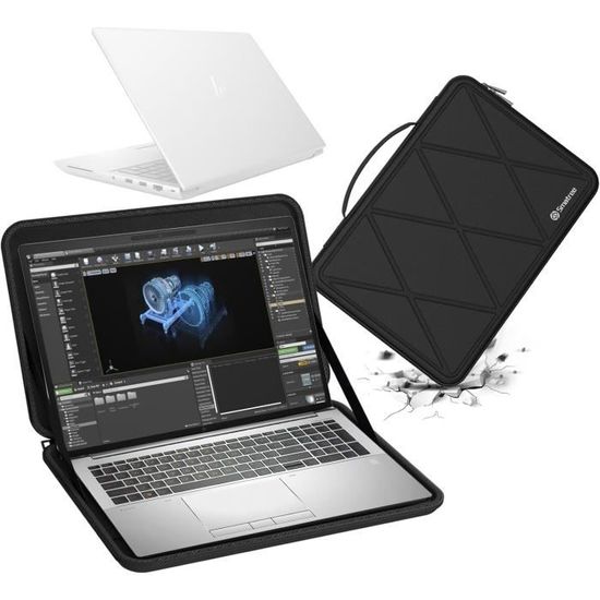 Housse Rigide EVA Pour Dell Alienware X17 R2, M17 R5, Pro Max 18 Plus - Protection Ordinateur Portable Gamer 17,3"
