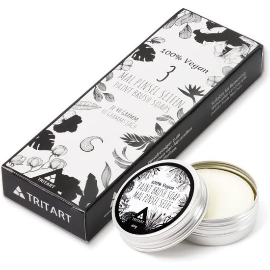 Tritart Set De Pinceaux Pointus | Acryliques, Aquarelle, Gouache