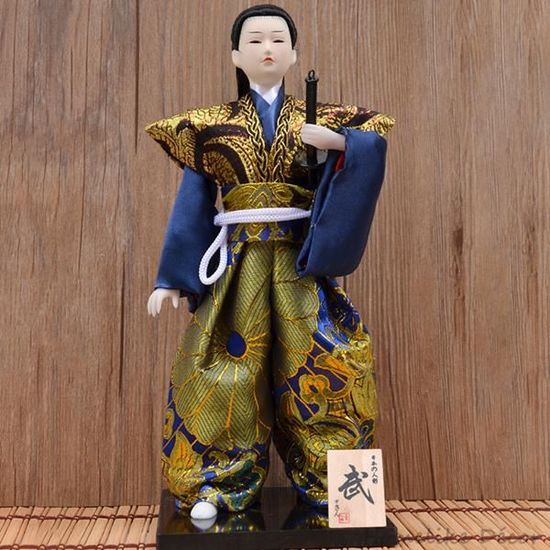 Figurine - Poupée orientale de Geisha japonaise - Modèle A - Blanc