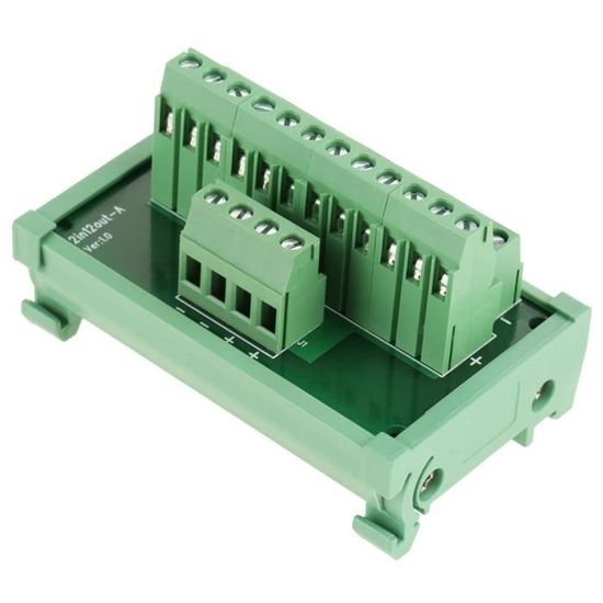 Drfeify Boîtier Répartiteur Connecteur Ethernet RJ45 Terminal M2 Montage Rail DIN Drfeify Boîtier Répartiteur Connecteur Ethernet RJ45 Terminal M2 Montage Rail DIN