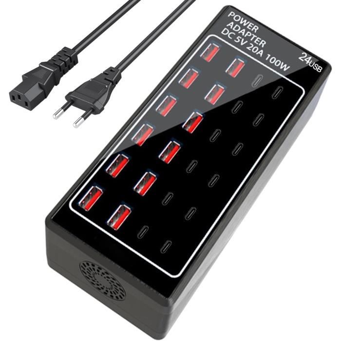 Cartrend 154002 4 Port USB Connecteur De Charge XXL