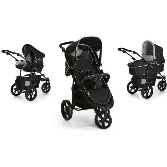 HAUCK Poussette Combinée Trio Viper SLX - Caviar / Grey