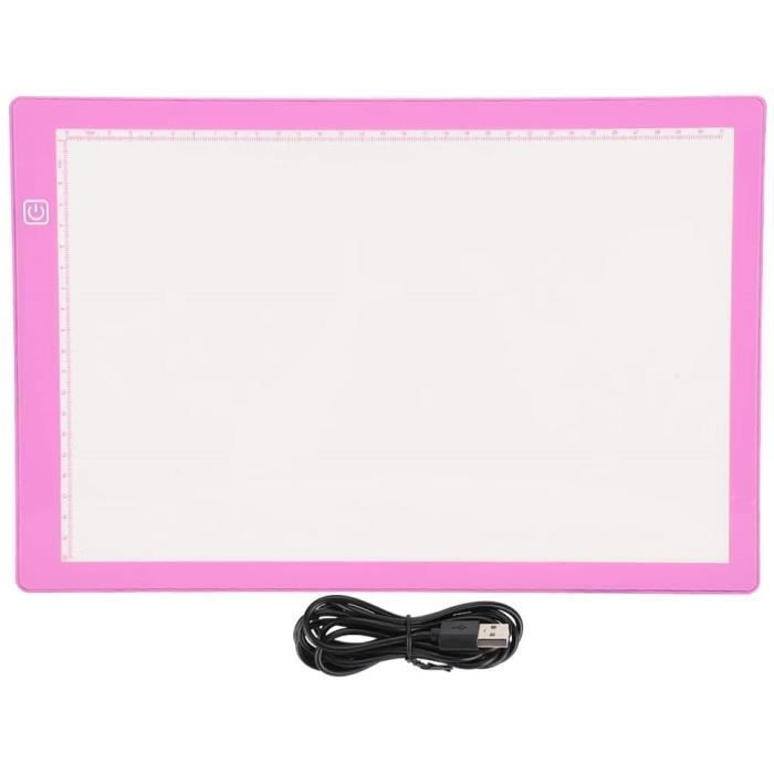 Tableau Lumineux à Dessin LED - 30x20 Cm - Avec 7 Stylos Et Support - Pour Messages, Décoration, Cadeau Ado