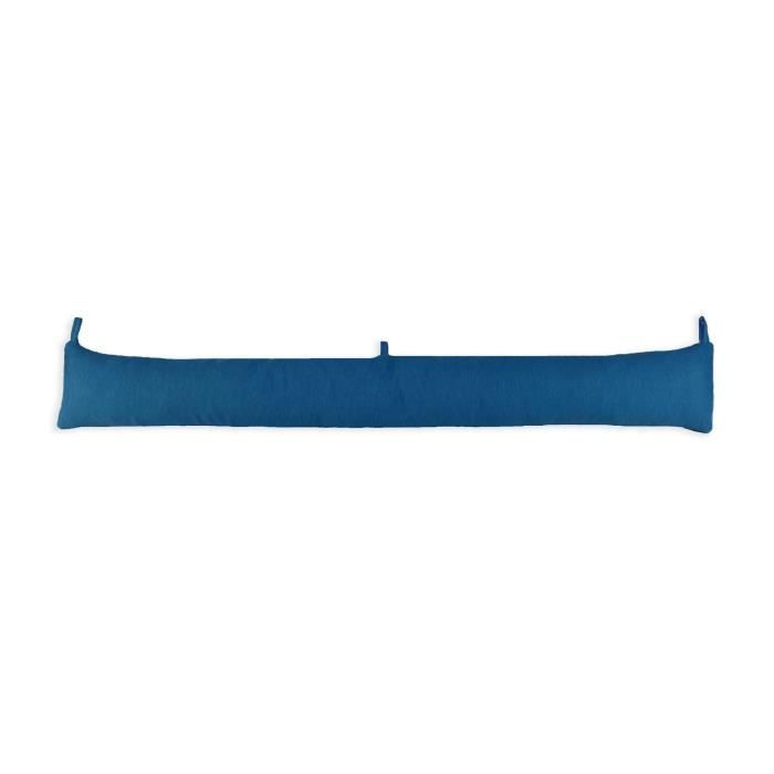 Boudin de porte et fenêtre amovible et lavable 10 x 90 cm Bleu - Acomoda Textil.
