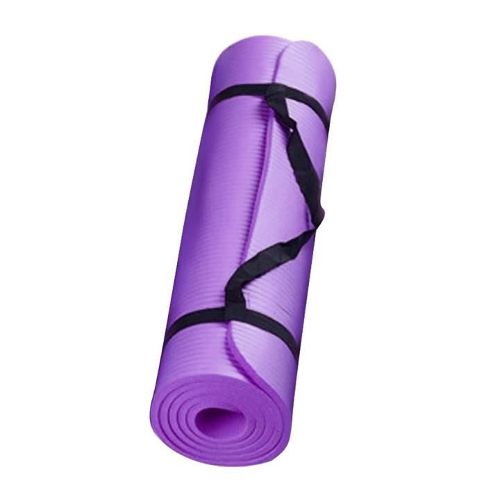 Petit tapis de yoga épais et durable de 15 mm d'épaisseur et tapis de sport antidérapant tapis antidérapant pour perdre du poids