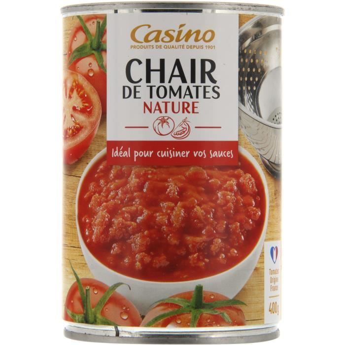 CASINO Chair de Tomates Nature - 400G
