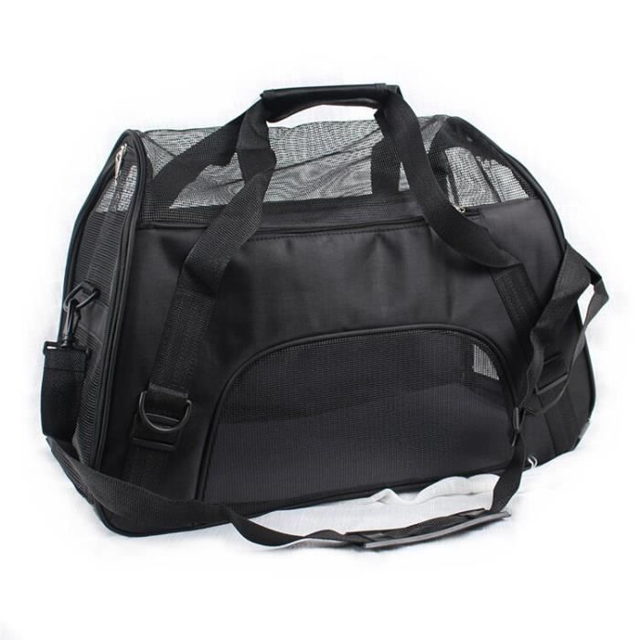 Sac de transport,PipiFren petits sacs de transport pour chats sac de transport pour chiens, sac à dos pour animaux - Type Black-S
