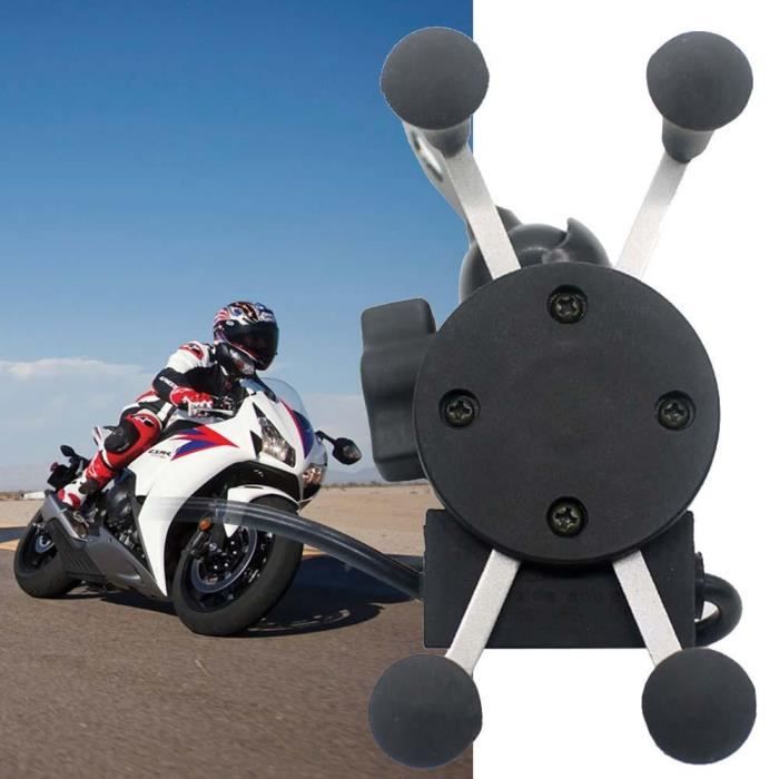 X-Grip RAM Moto Bike Car Mount Support de portable Chargeur USB pour téléphone