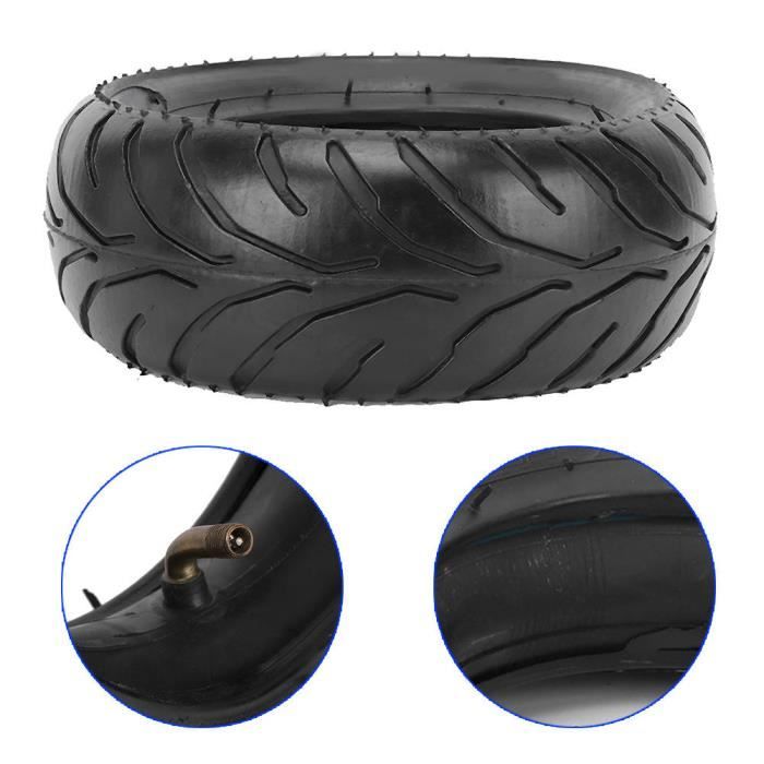 HURRISE Remplacement de pneu de moto 110 / 50-6.5 caoutchouc de chambre à air de pneu arrière de moto convient pour Mini vélo de