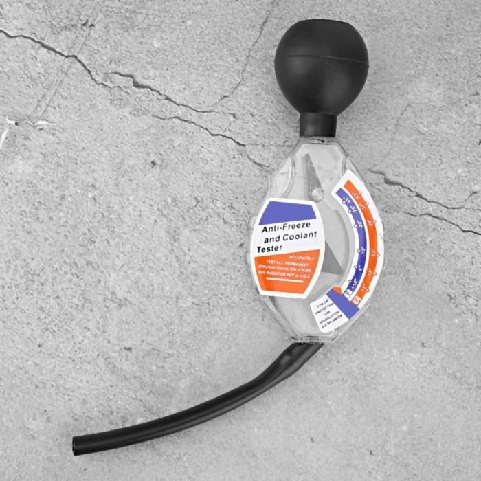 Drfeify Testeur de liquide de refroidissement antigel Testeur Liquide de Refroidissement pour Densimètre Antigel Type de Cadran de