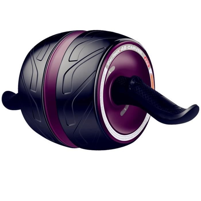 {Yokata} Roue Abdominale Ergonomique Pro, Ensemble de Roues à Rouleaux AB Exerciseur Abdominal pour Home Gym Daily Fitness Violet