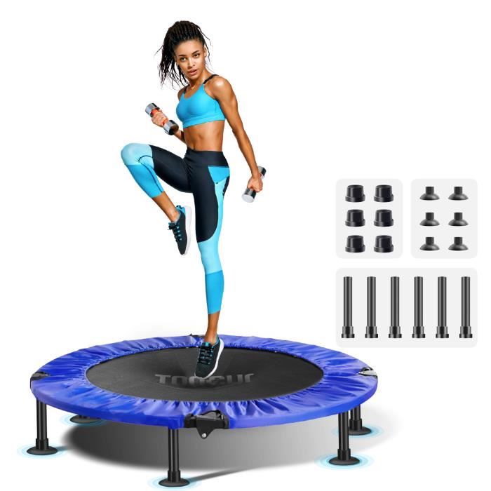 Trampoline Fitness - Toncur - Gymnastique Haute Performance 102CM élastiques Bungee, Max. 150 kg