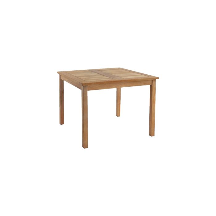 Karra - Table de jardin carrée Teck
