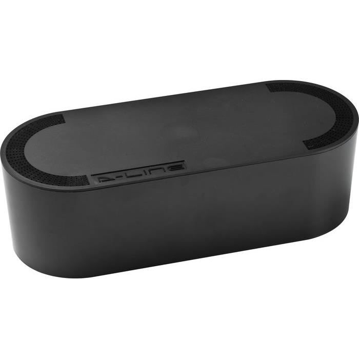 D-Line Cable Tidy Big Box Noir