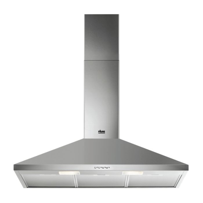 FAURE - FHC92462XA - Hotte décorative murale - 420m3/h max - 66 dB max - 3 vitesses - L89,8cm - Inox