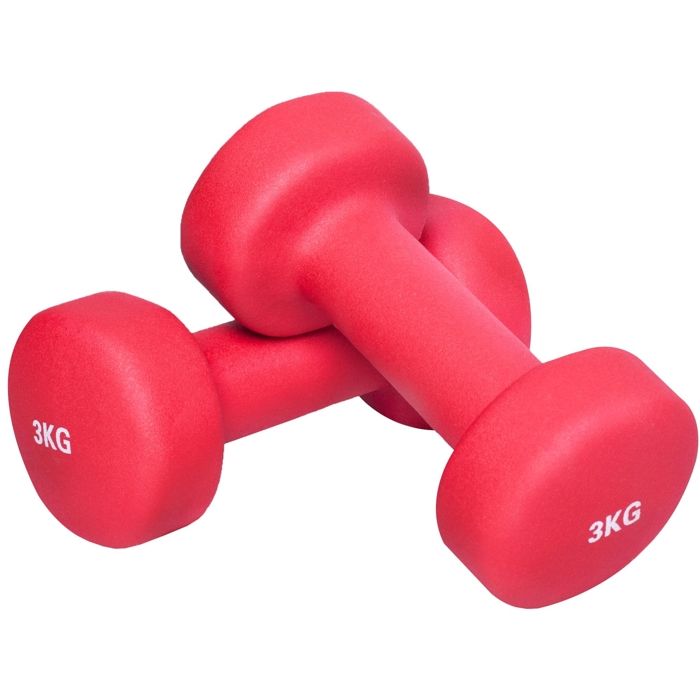 Gorilla Sports Haltères fitness 6 KG (2x3)