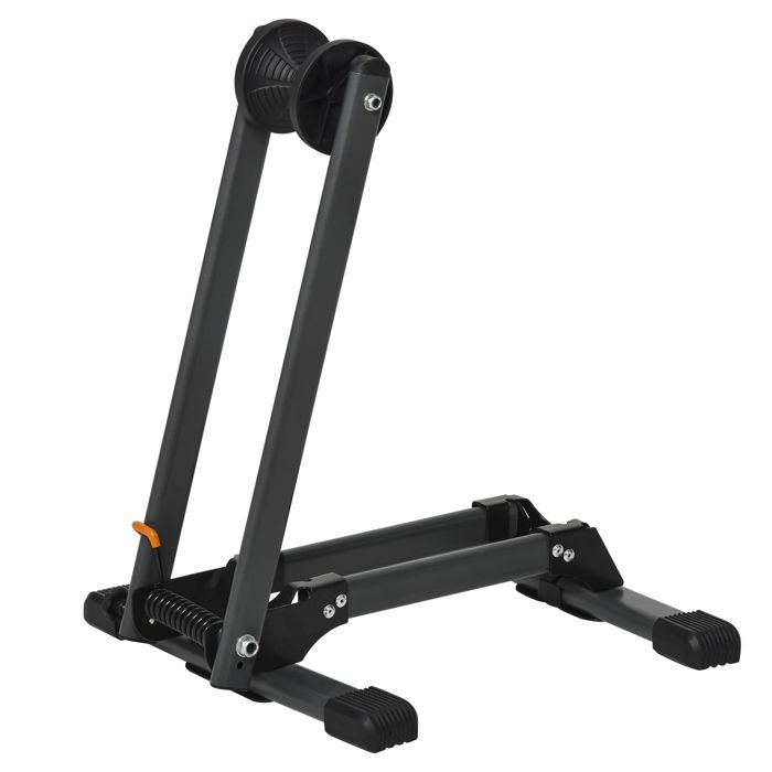 Râtelier vélo range vélo pliable métal noir dim. 39L x 35l x 45,5H cm 39x35x45cm Noir