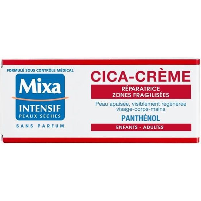 MIXA Cica Crème Réparatrice Zones Fragilisées - 50 ml