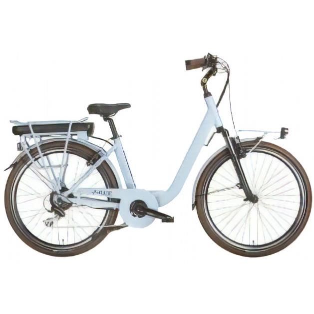 MBM Vélo de ville électrique Pulse 28 pouces 46 cm Femme 7SP V-Brake ...