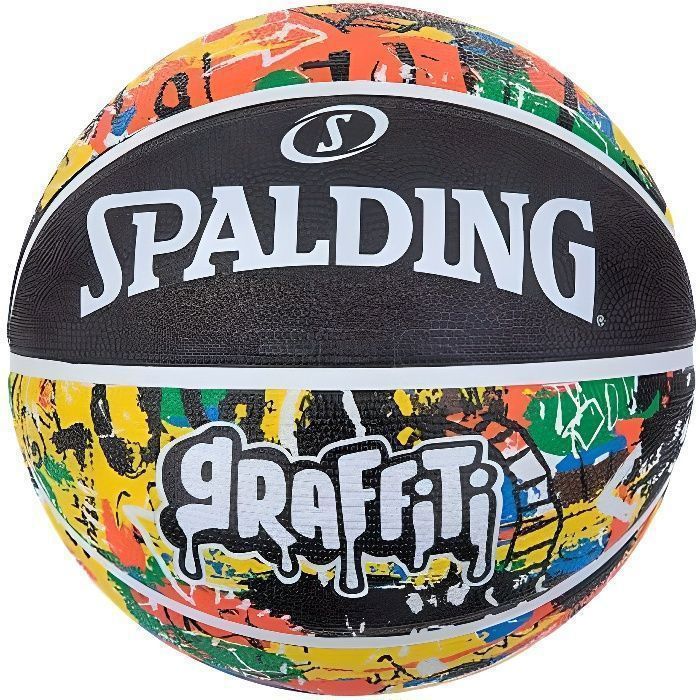 Balón Spalding Rainbow Graffiti Rubber 84372Z T:7 C:MULTICOLOR