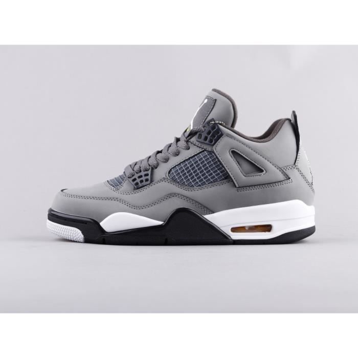 AIR Jordans 4 Retro Metallic Gris Baskets Homme Femme XH2615-110