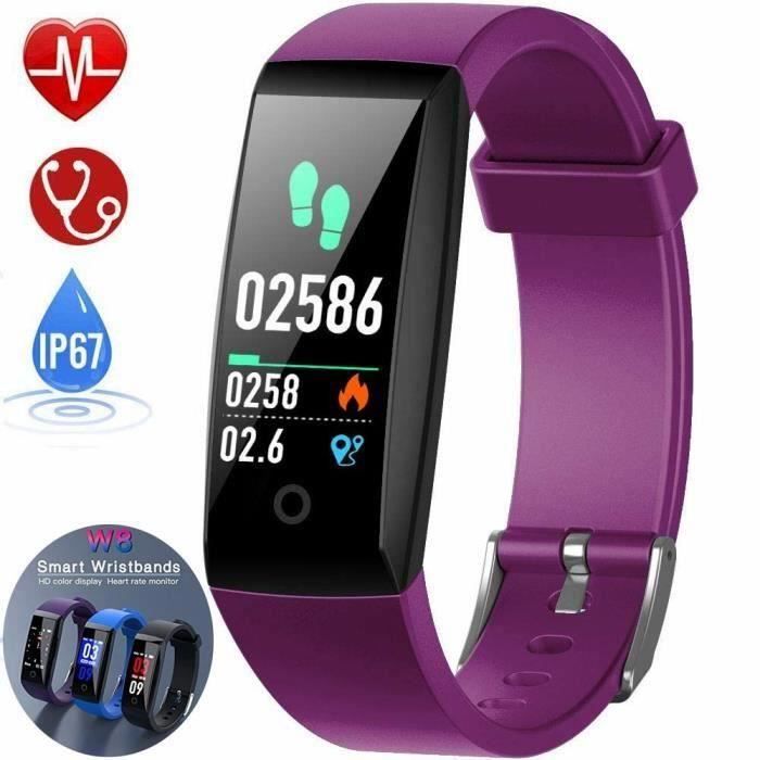 HG30939-Montre Connectée GPS, Bracelet Connectée Affichage d'Écran Couleur, Fitness Tracker d'Activité Étanche IP67