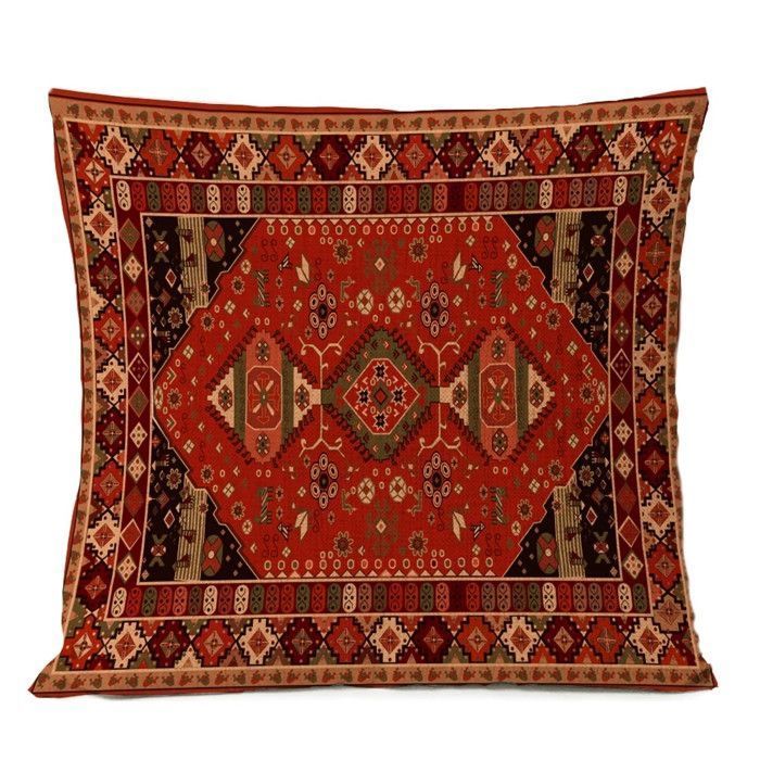 1 Pcs Taie D'oreiller Décorative En Coton Pour Salon, Canapé, 45,7 X 45 7 Cm Couleur Unie 96126513