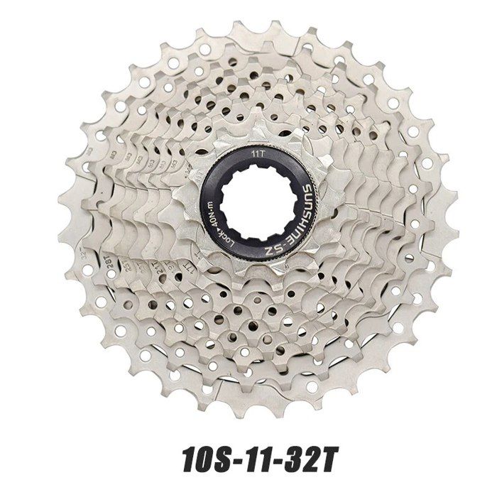 Qiilu pignon de Cassette de bicyclette ZTTO 10 vitesses 11-36T acier