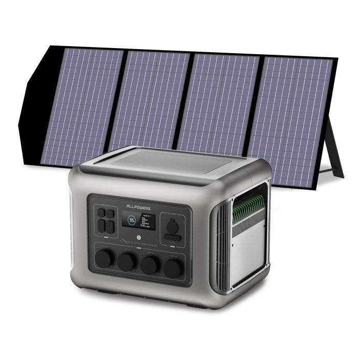 generateur solaire - ALLPOWERS - R2500 - 1920Wh LiFePO4 - 2500W (crête 4000W) - Charge ultra-rapide 1 500W