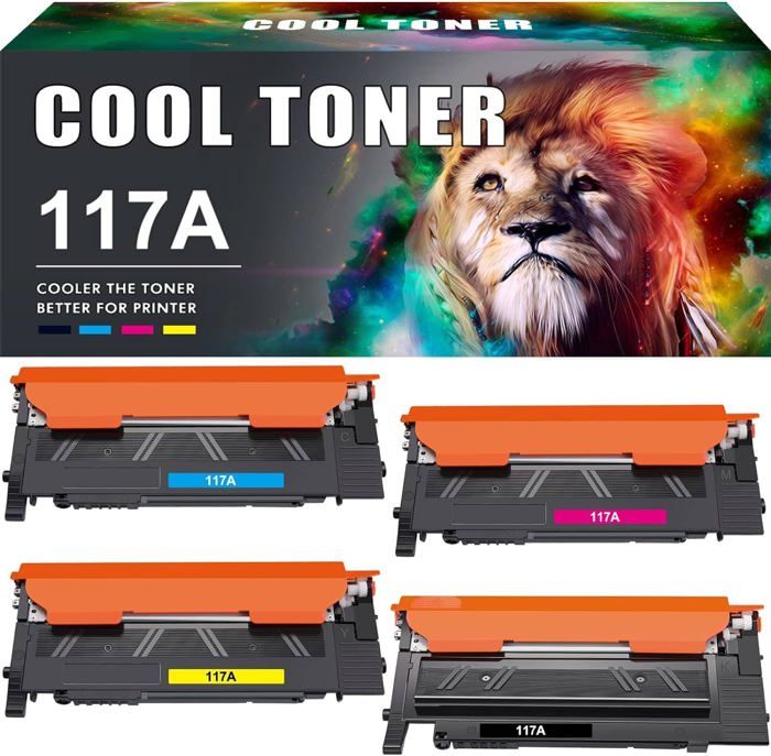 INK4U 117A Tonerkartusche als Ersatz für HP 117A Color Laser MFP 179fwg 178nwg 150nw 179fnw