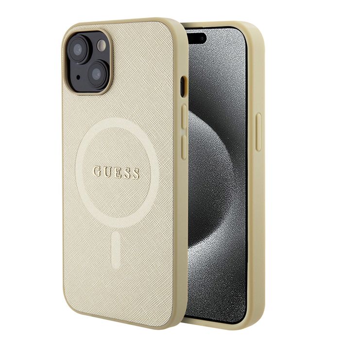 Guess Étui Saffiano MagSafe pour iPhone 15 Plus - vue 1