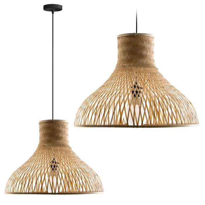 Lampe Suspendue De Plafond Toolight Boho App1277-1Cp Suspenion Beige 90 X 60 X 90 Cm