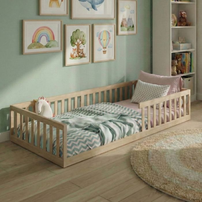 Lit Au Sol 90x200 Cm, Lit Au Sol Bébé, Lit Enfant ... - Leroy Merlin