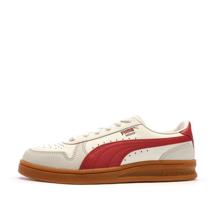 Puma Baskets Beige/Roses Homme Puma Indoor