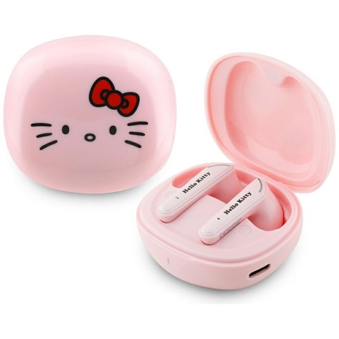 Écouteurs TWS + étui de chargement Hello Kitty O Finition brillante