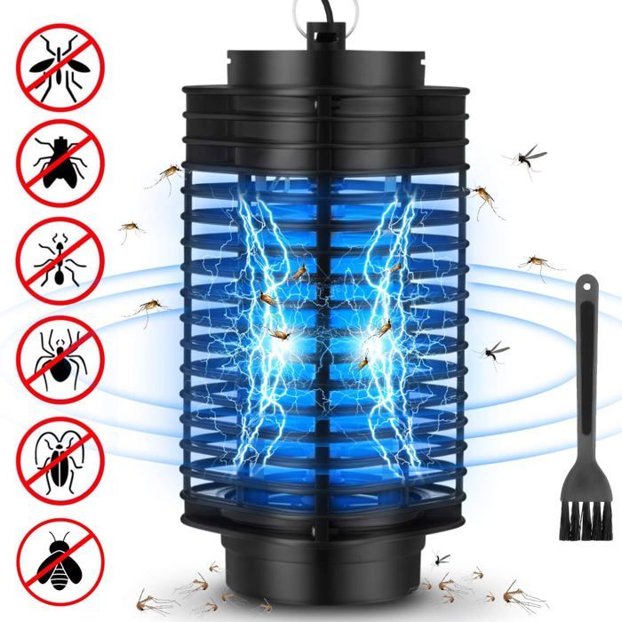 Lampe anti-moustiques électrique pour intérieur et extérieur