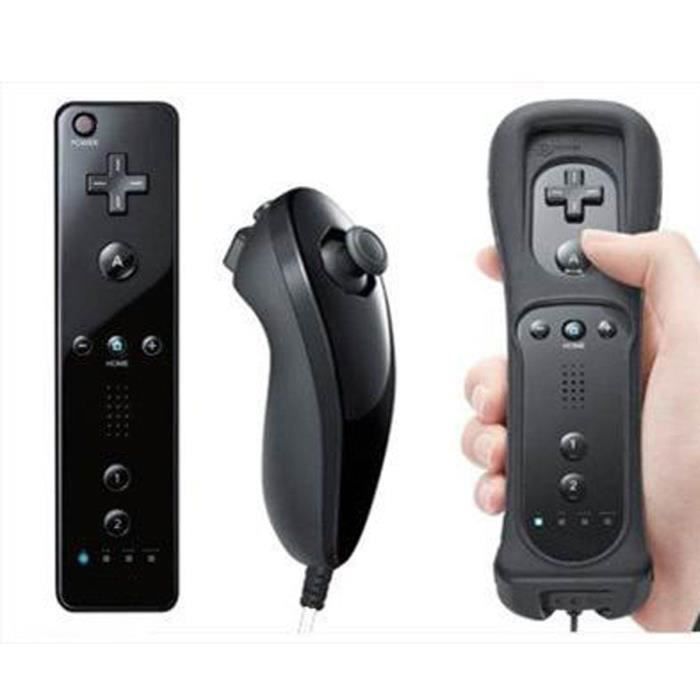 Manette Motion Plus pour Nintendo Wii + Nunshuck + Housse - vue 2